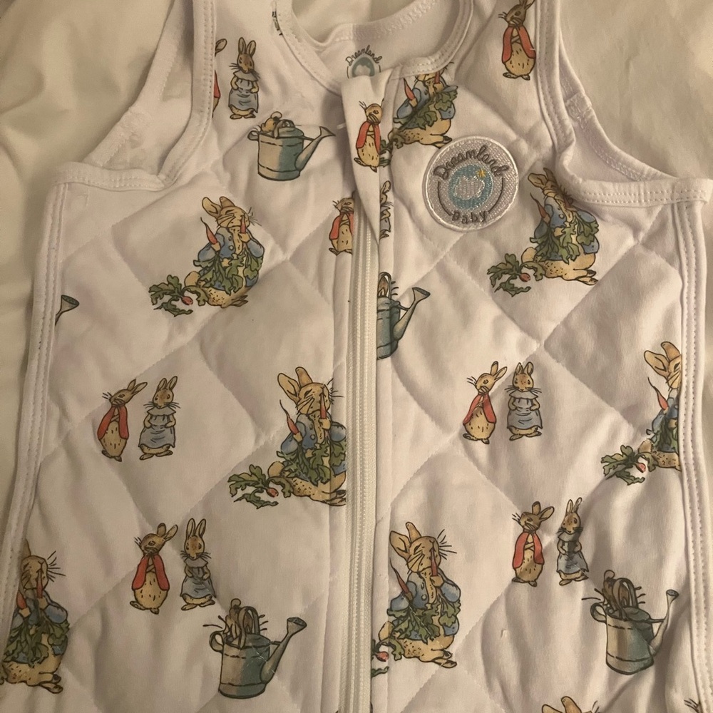 Dreamland weighted Peter Rabbit Kids Pajamas Sleep Sack. New Without Tags.